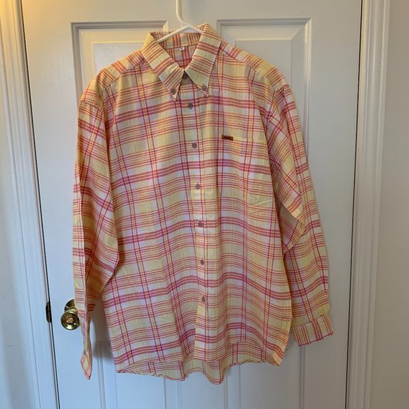 Plaid Button-Up Collared Shirt - Picture 1 of 5